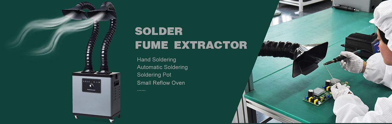 solder smoke absorber applications